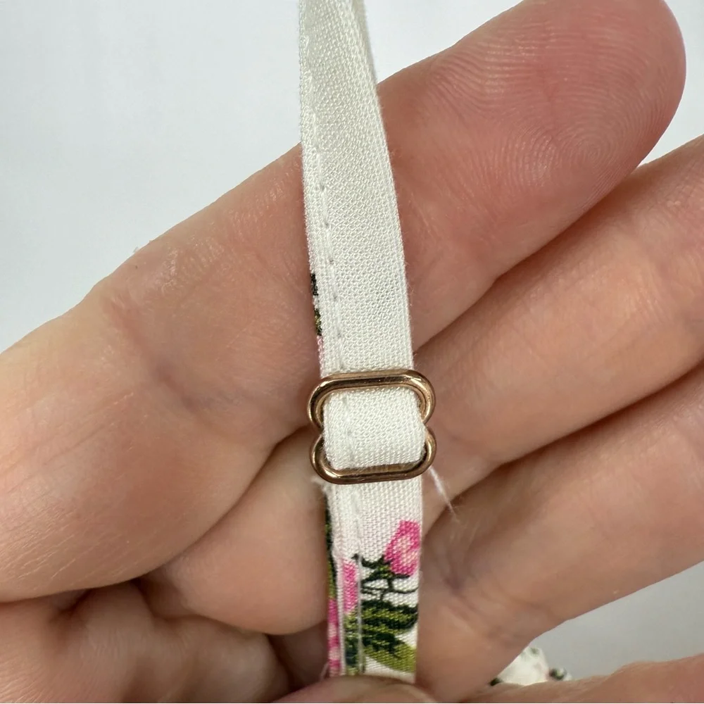 Spiritual Gangster NWT Pink and green floral rose Garden print mini dress XL - Picture 7 of 12